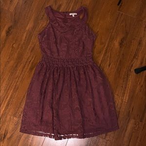 Maroon Dress